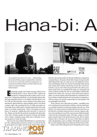 Hana-bi: A Reckoning