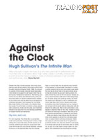Against the Clock: Hugh Sullivan's The Infinite Man