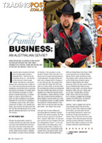 Family Business: An Australian Genre?