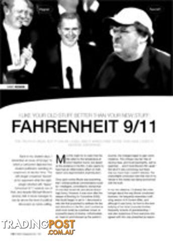 I Like Your Old Stuff Better than Your New Stuff: Fahrenheit 9/11