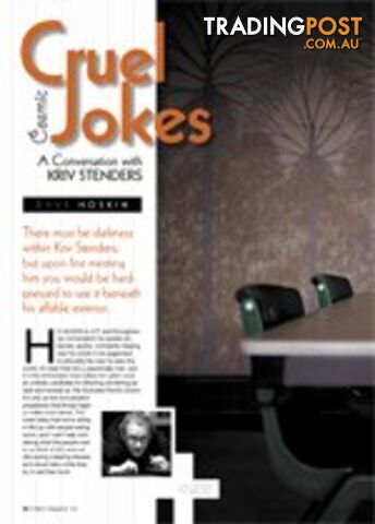 Cosmic Cruel Jokes: A Conversation With Kriv Stenders