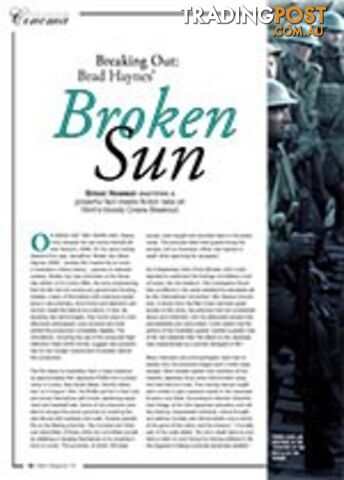 Breaking Out: Brad Haynes' Broken Sun