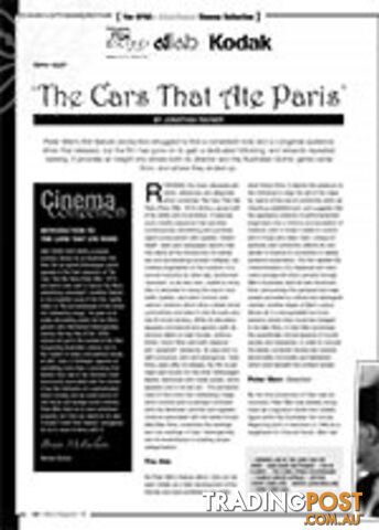 The NFSA's Kodak/Atlab Cinema Collection: The Cars That Ate Paris