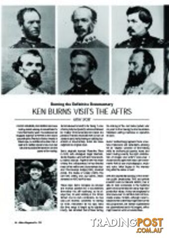 Burning the Definitive Documentary - Ken Burns Visits the AFTRS