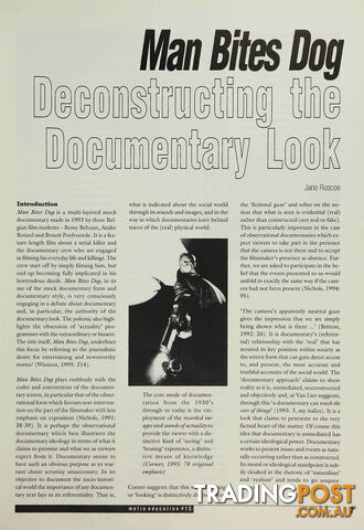 Man Bites Dog': Deconstructing the Documentary Look - photo 1 of 1