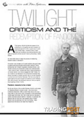 Twilight, Criticism and the Redemption of Fandom