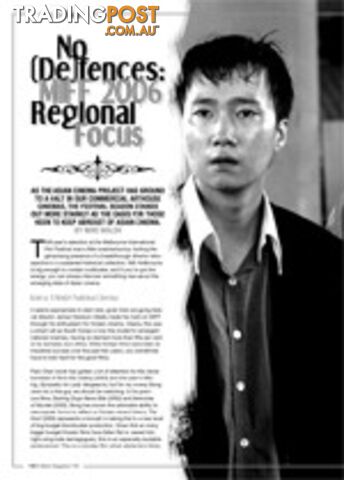 No (De)fences: MIFF 2006 Regional Focus
