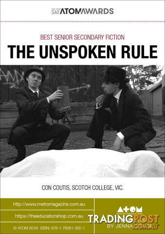 2018 SAE  Award winner: The Unspoken Rule ( Worksheets)