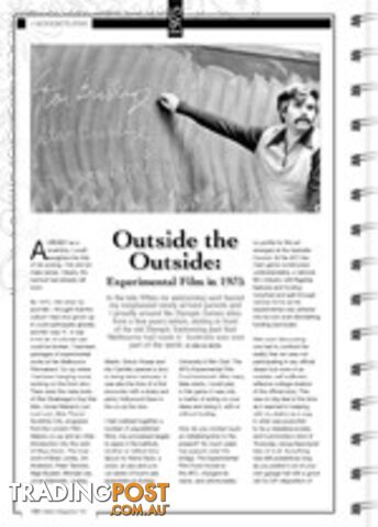 Outside the Outside: Experimental Film in 1975