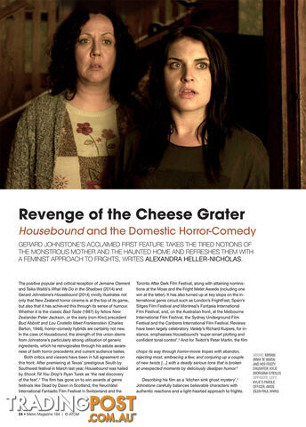 Revenge of the Cheese Grater: Housebound and the Domestic Horror-Comedy
