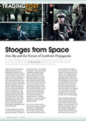 Stooges from Space: Iron Sky and the Pursuit of Lowbrow Propaganda