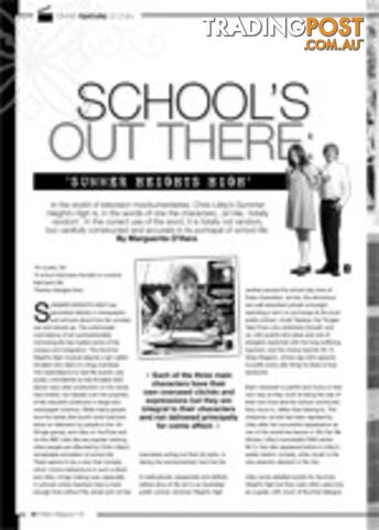 School's Out There: Summer Heights High