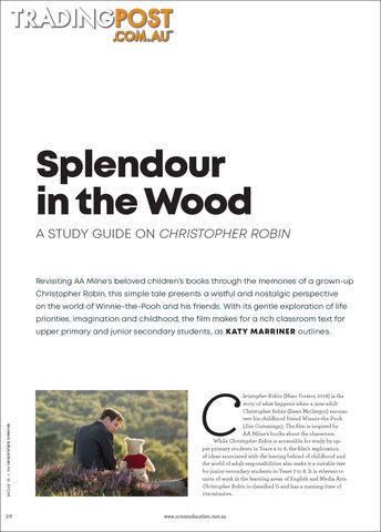 Splendour in the Wood: A Study Guide on 'Christopher Robin' - photo 1 of 1
