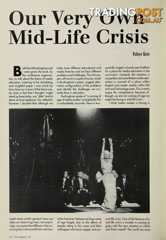 Our Very Own Mid-Life Crisis