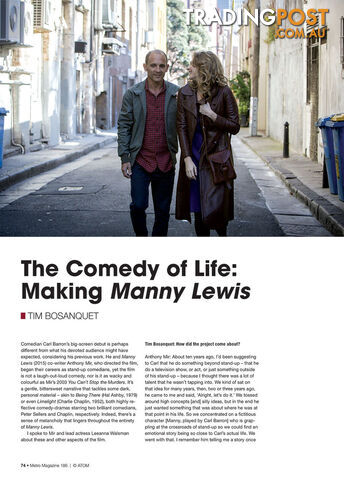 The Comedy of Life: Making Manny Lewis - photo 1 of 1