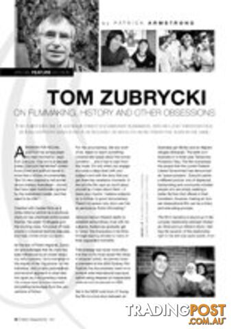 Tom Zubrycki on Filmmaking, History and Other Obsessions