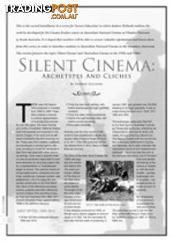 Silent Cinema: Archetypes and Cliches