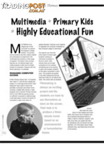 Multimedia + Primary Kids = Highly Educational Fun