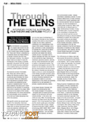 Through the Lens: Interviews from the Australian Theory and Criticism Project:...