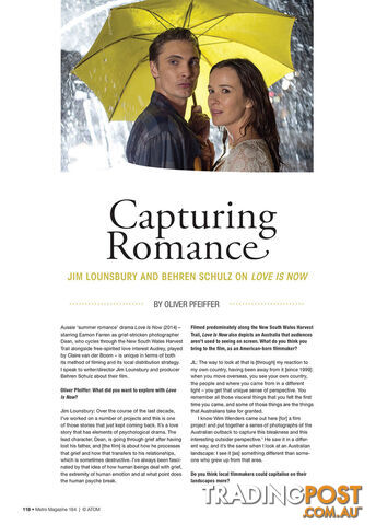 Capturing Romance: Jim Lounsbury and Behren Schulz on Love Is Now
