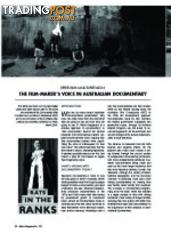 Repression and Expression: The Film-Maker's Voice in Australian Documentary