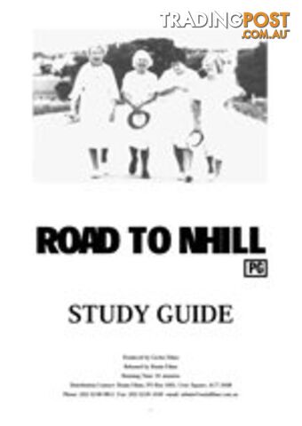 Road to Nhill ( Study Guide)