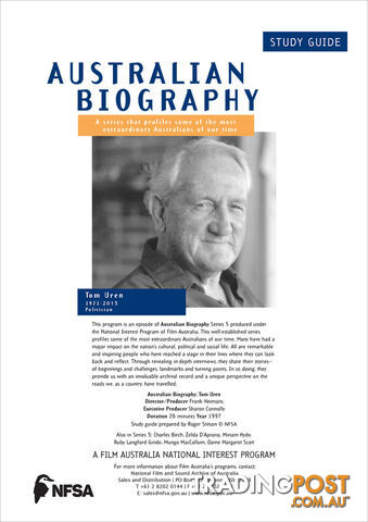 Australian Biography Series - Tom Uren (Study Guide)