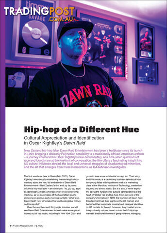 Hip-hop of a Different Hue: Cultural Appreciation and Identification in Oscar...