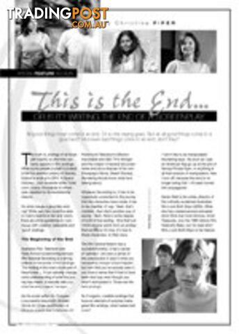 This Is the End: Or Is It? Writing the End of a Screenplay