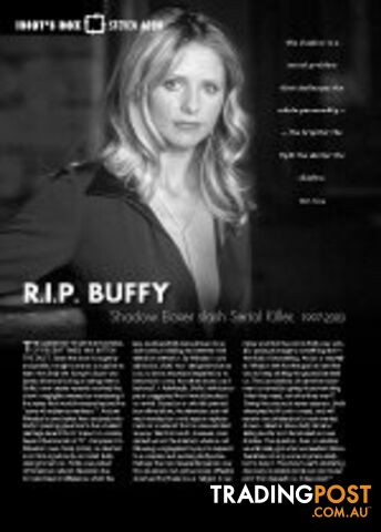 Idiot's Box: R.I.P. 'Buffy' - Shadow Boxer Slash Serial Killer 1997-2003