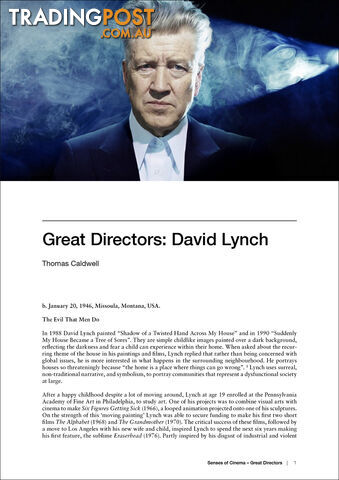 Great Directors: David Lynch