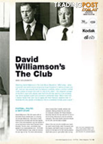 NFSA's Kodak/Atlab Cinema Collection: David Williamson's The Club