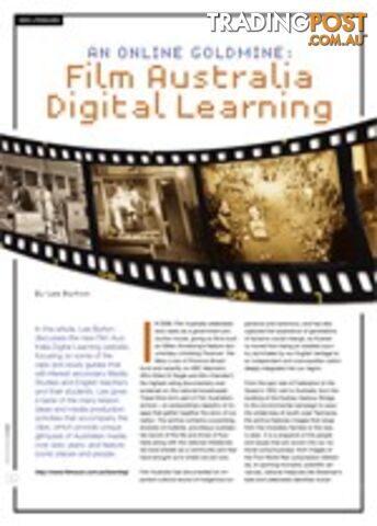 An Online Goldmine: Film Australia Digital Learning