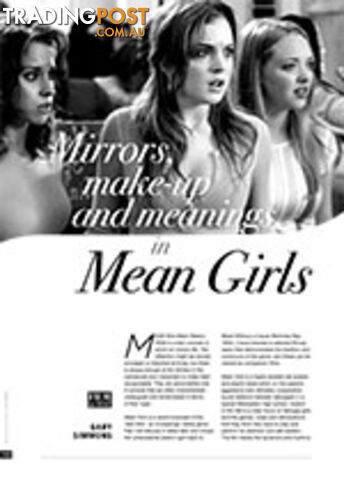 Mirrors, Make-up and Meanings in Mean Girls