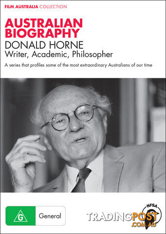 Australian Biography Series - Donald Horne (3-Day Rental)