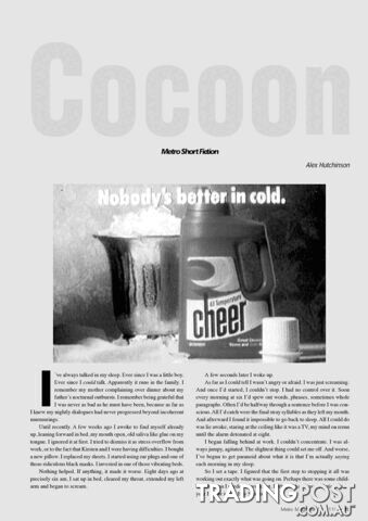 Metro' Short Fiction: Cocoon