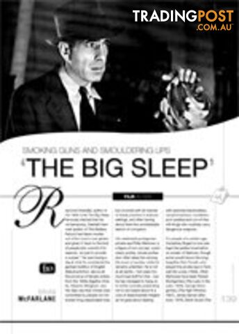 Smoking Guns and Smouldering Lips: The Big Sleep