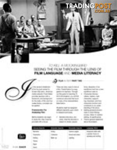 To Kill a Mockingbird: Seeing the Film Through the Lens of Film Language and...