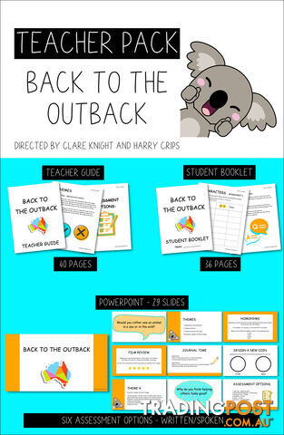 Back to the Outback (Teacher Pack)