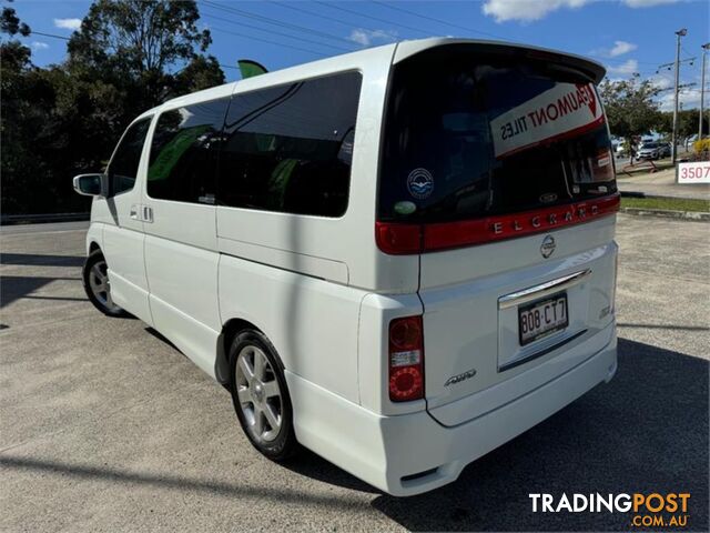 2005 NISSAN ELGRAND  E51 4D WAGON