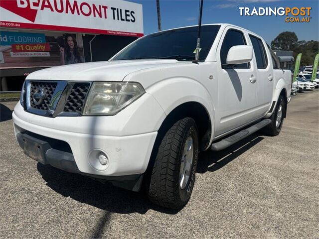 2010 NISSAN NAVARA ST D40 DUAL CAB P/UP