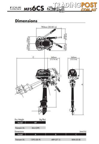 Tohatsu Motors - MFS6CDUL SAIL PRO - photo 2 of 2