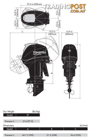 Tohatsu Motors - MFS50A - photo 2 of 2