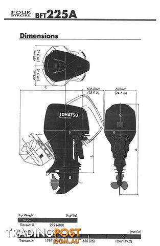 Tohatsu Motors - BFT225A - photo 2 of 2