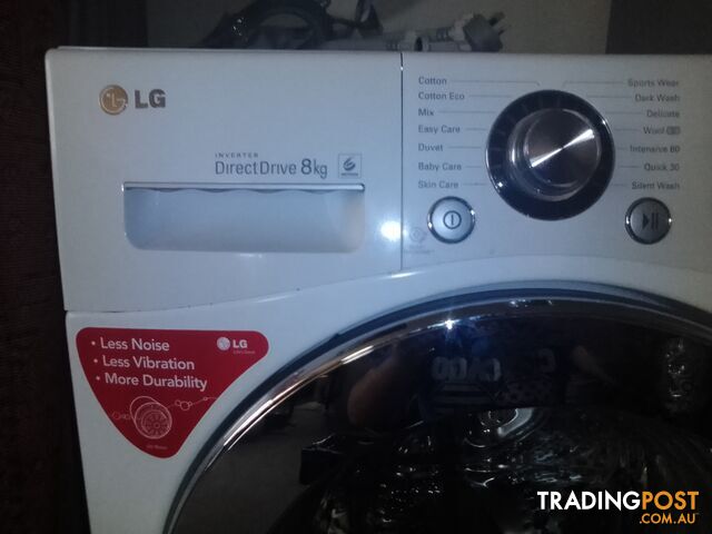 Lg 8k front loader washer and drier