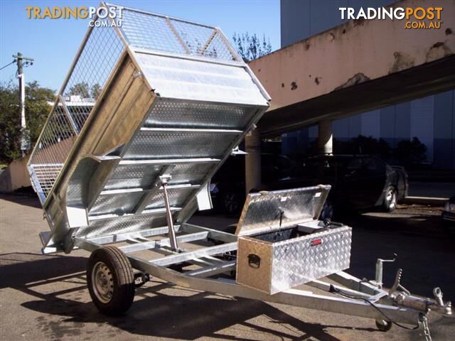 8x5  hydrolic tipping trailers 2024