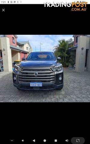 SsangYong Musso 2022 ELX XLV Auto 6-Spd Ute: Low Km