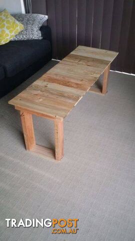 Coffee Table Raw Wood
