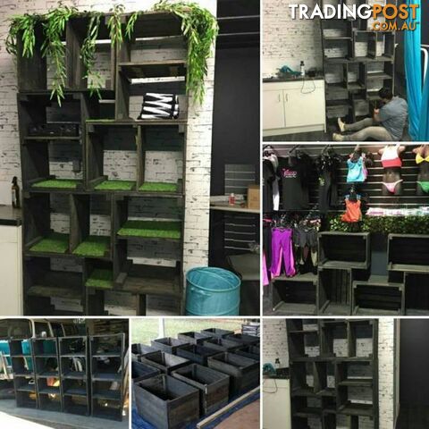 Black Storage Boxes $70