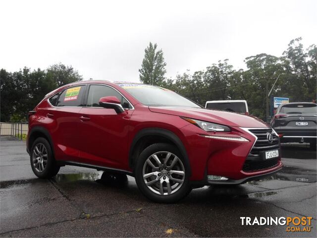 2017 LEXUS NX200T LUXURY(FWD) AGZ10R 4D WAGON